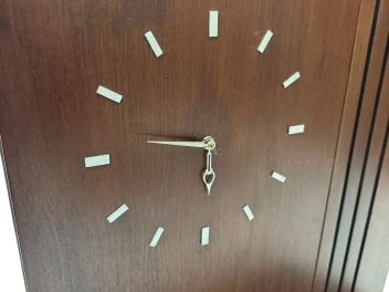 Art Deco Cabinet or Dry Bar with Clock, 1930s